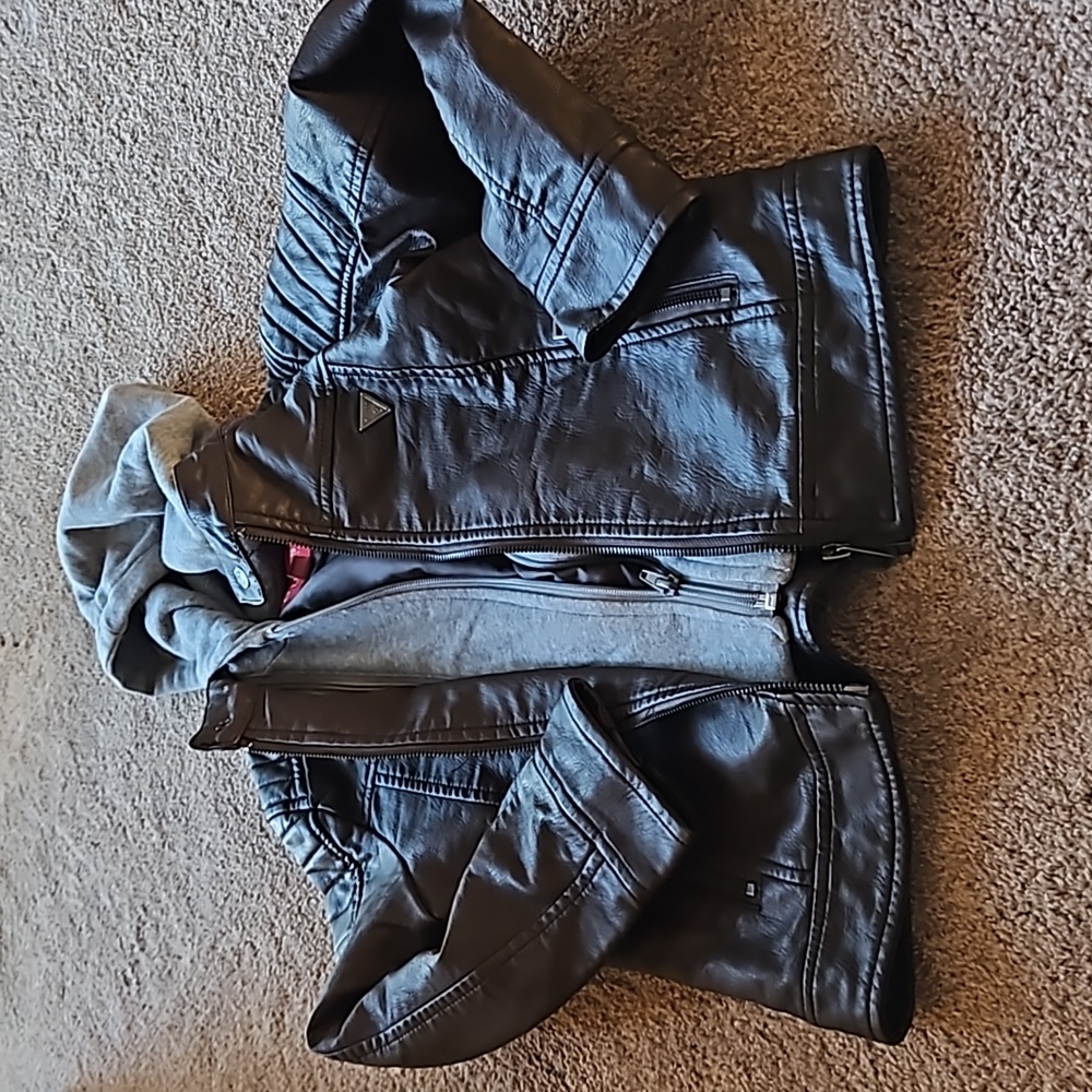 Guess flux leather jacket